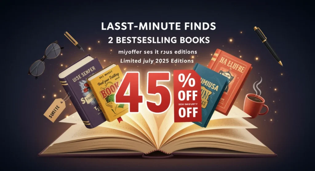 Achados da Última Hora: 2 Bestsellers com 45% OFF em Julho de 2025