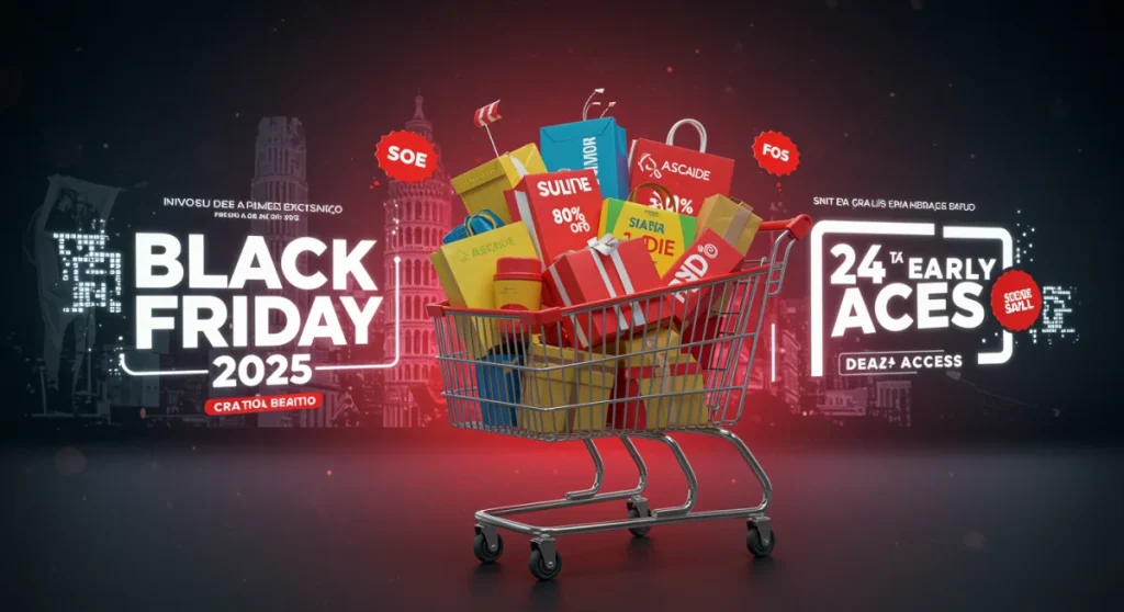 Black Friday Brasil 2025: Lojas Anunciam Descontos e Acesso Antecipado