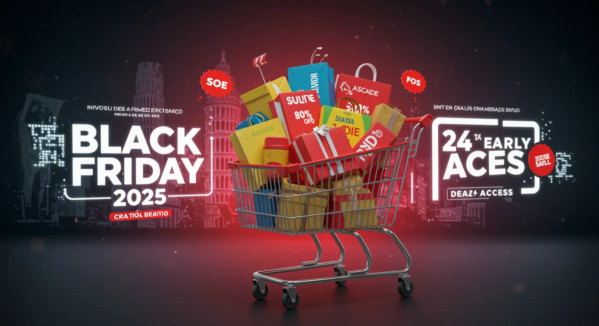 Black Friday Brasil 2025: Lojas Anunciam Descontos e Acesso Antecipado