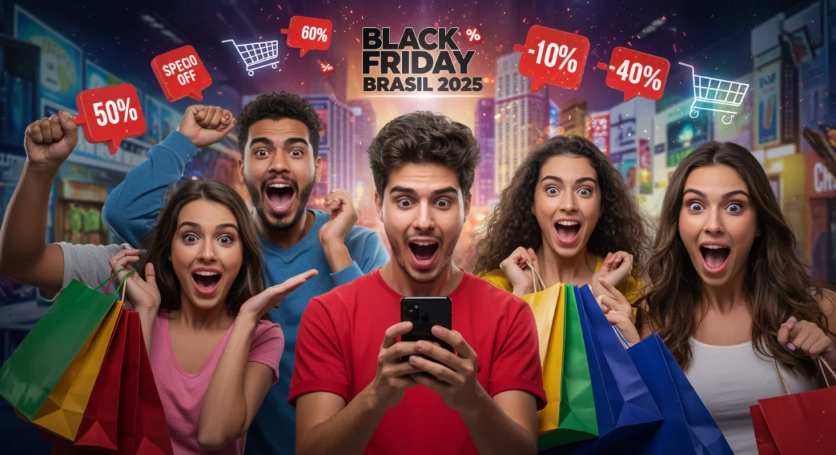 Black Friday Brasil 2025: 6 Categorias com Descontos de até 50%