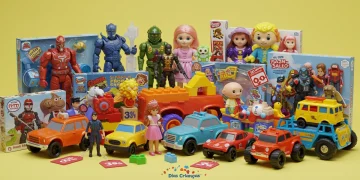 Variedade de brinquedos populares com grandes descontos para o Dia das Crianças 2025