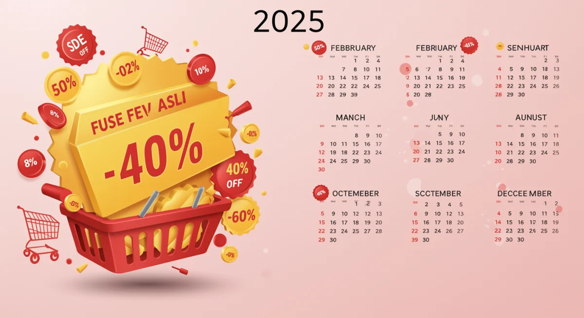 Calendário 2025: Ofertas Relâmpago para Economizar Até 40%