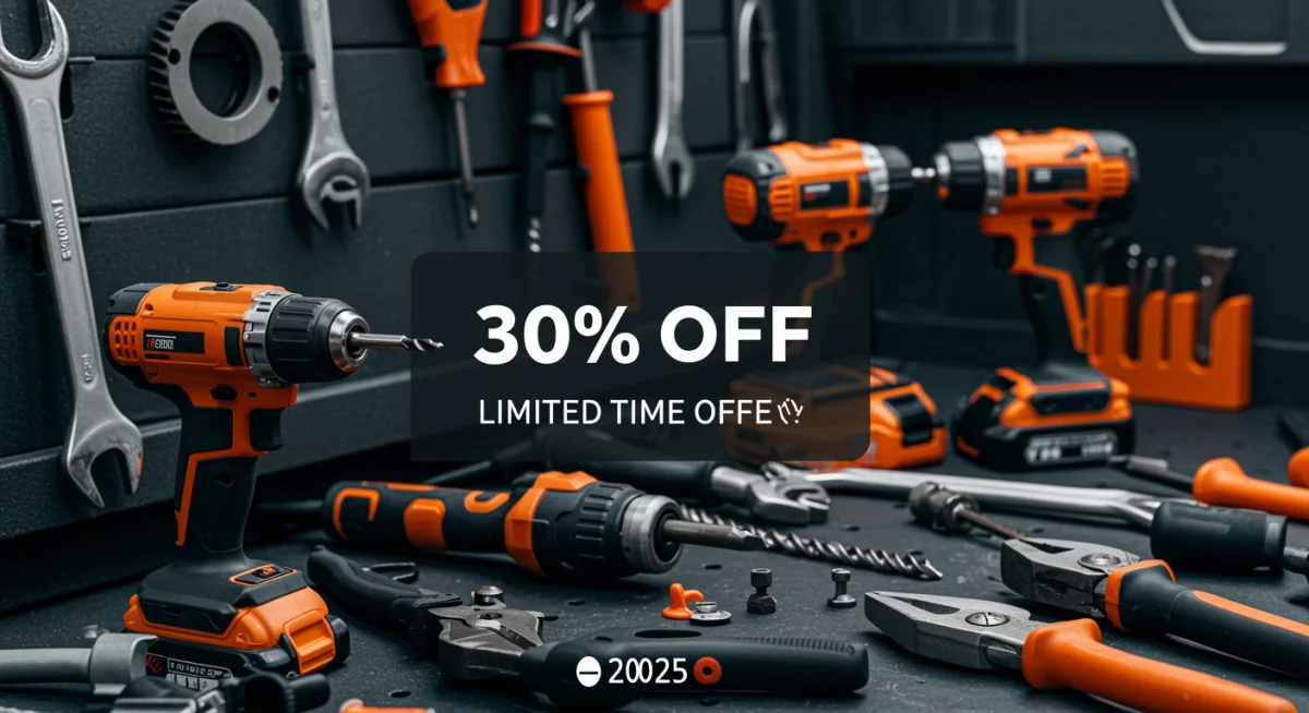 Ofertas Relâmpago de Ferramentas: Kits Completos com 30% de Desconto em 2025