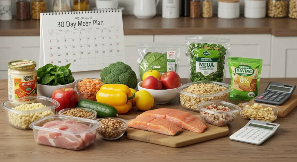 Economia de 8% na alimentação: Planejamento de refeições para 2025