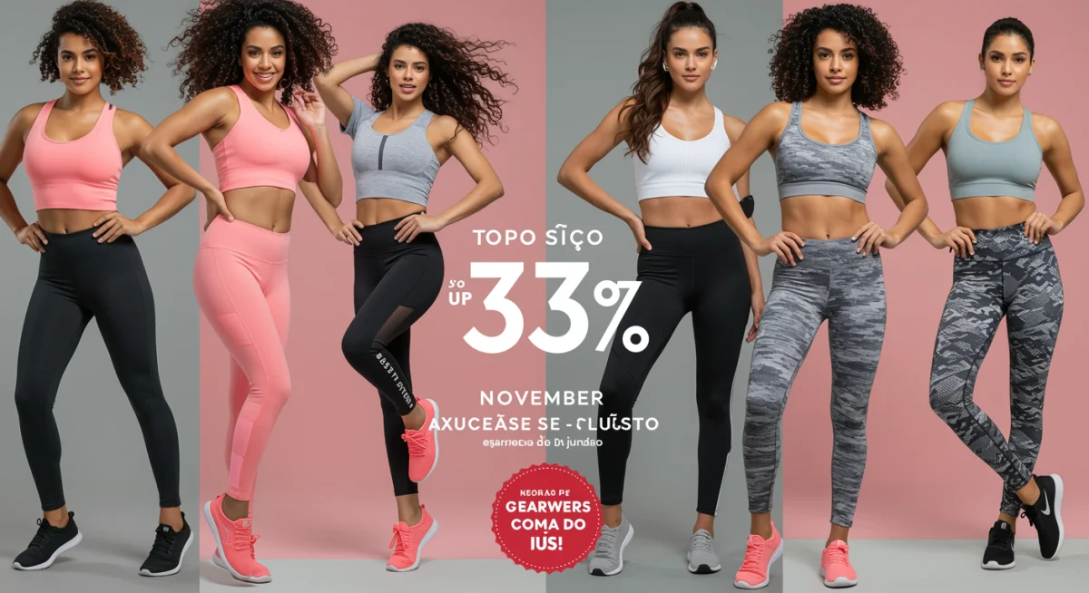 Achados da Semana: Roupas Esportivas com até 33% OFF em Novembro