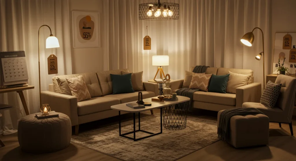 Ofertas Relâmpago Casa e Decoração: 55% OFF até Março 2025