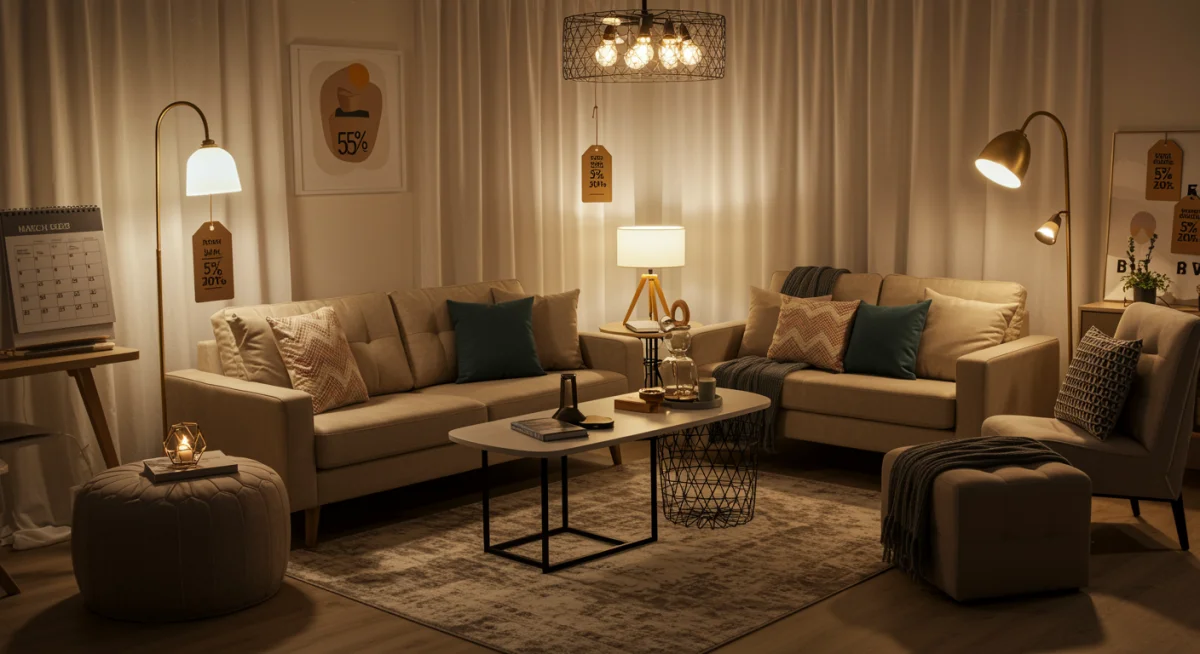 Ofertas Relâmpago Casa e Decoração: 55% OFF até Março 2025